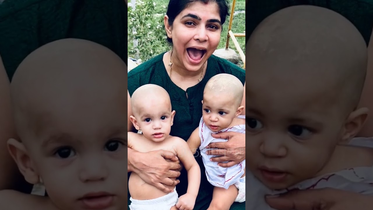 singer Chinmayi twin babys and family photos