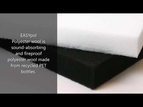 Product video EASYpol Polyester wool | EASY Noise Control