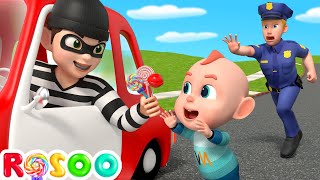 Beware Danger Stranger - Police Officer Song + Wheels On The Bus + More Nursery Rhymes & Kids Songs