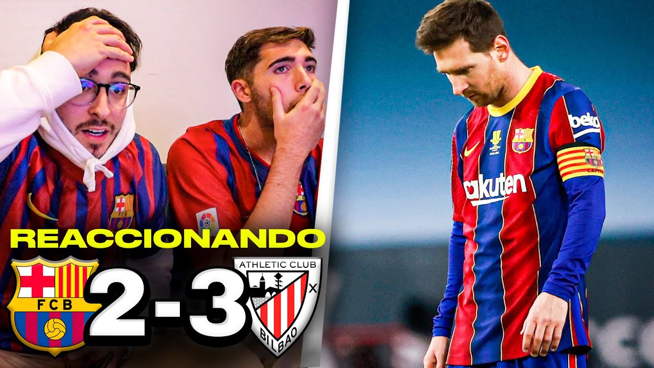 HINCHAS de BARÇA REACCIONAN al BARÇA 2-3 ATHLETIC..!!