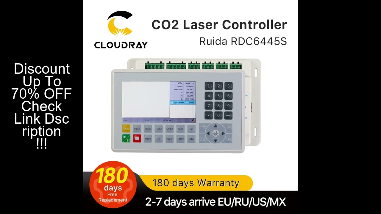 Ruida RDC6445 RDC6445G RDC6445S Controller for Co2 Laser Engraving Cutting Machine Upgrade RDC6442 R