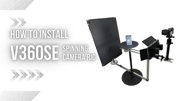DigitalFoto V360SE 360° Spinning Camera Rig Video Rotating Platform Installation #videography #video