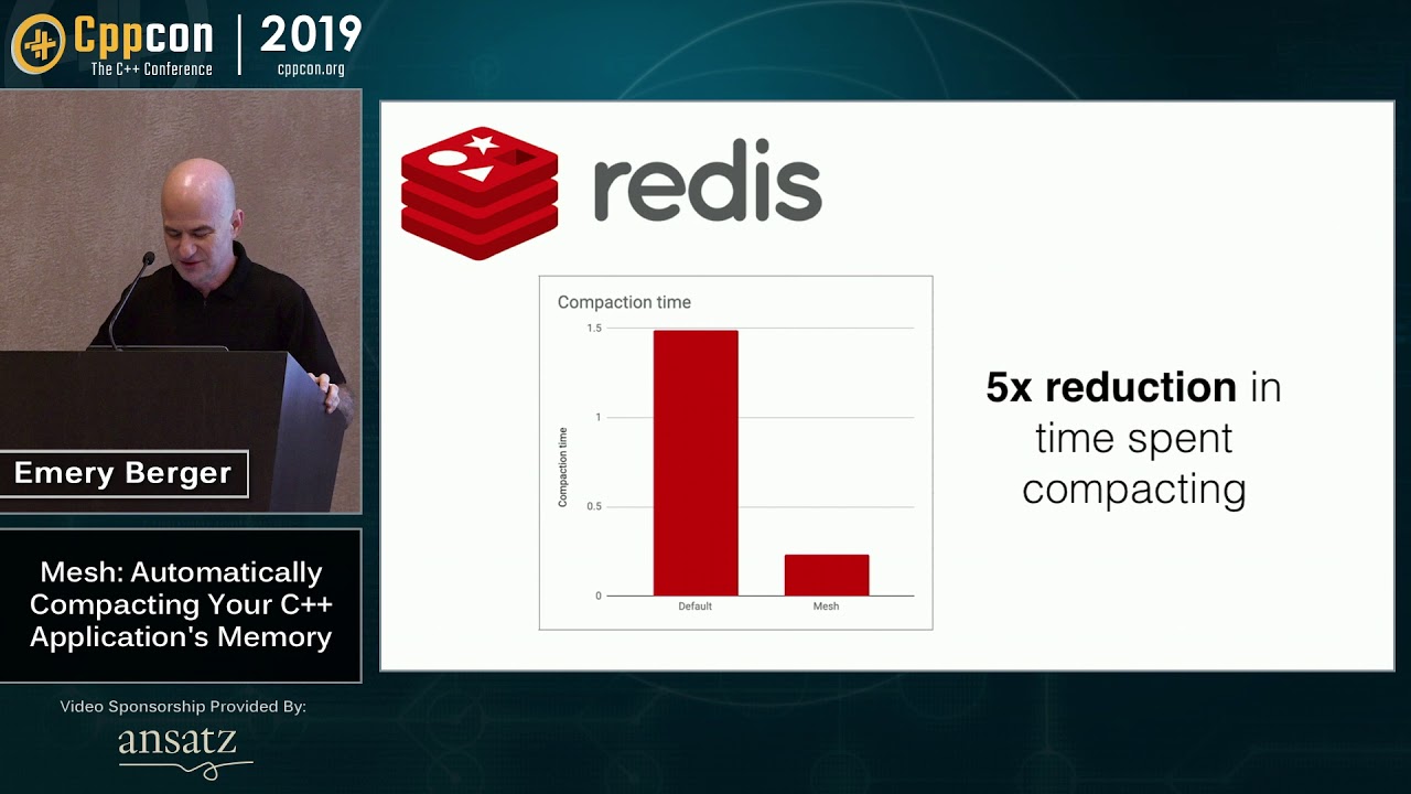 c thomas howell CppCon 2019: Emery Berger “Mesh: Automatically Compacting Your C++ Application's Memory”
