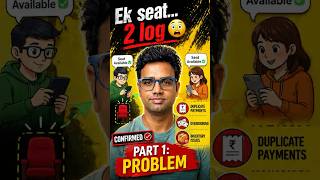 Ek Seat… 2 Log 😳 | Race Condition Explained (Real Bug!) #backend #systemdesign #restapi