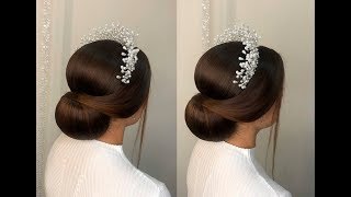 : Wedding Hair Style. Coc Clasic Coafura pentru mireasa. #hairstyle