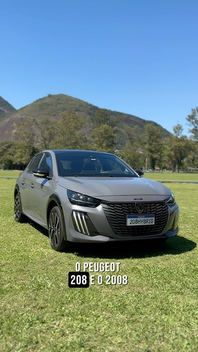 PEUGEOT LANÇA NOVOS 208 E 2008 HÍBRIDOS 2026 ⚡️ #Shorts