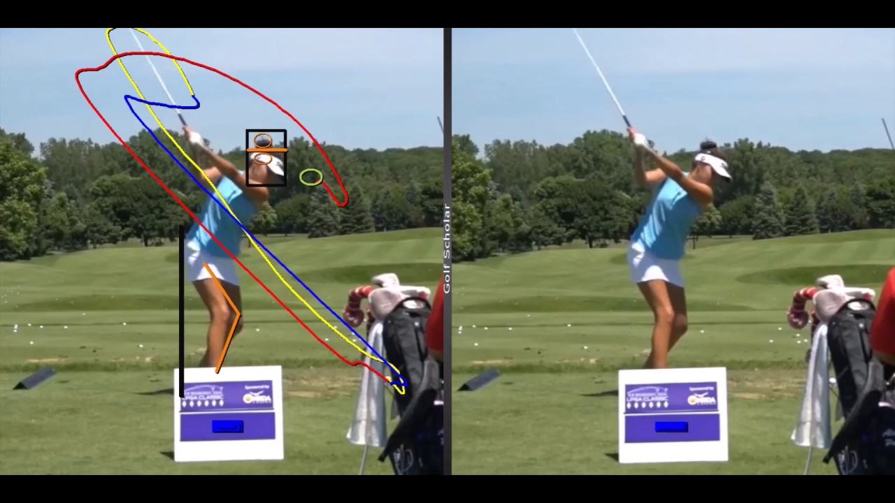 Alexa Pano, Nelly Korda, Rose Zhang Golf Swing Tracer Rising Stars YouTube