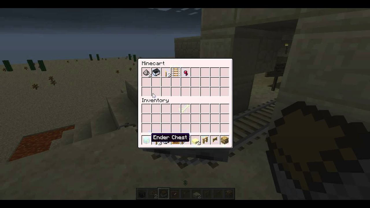 How to clear out your inventory in style in Minecraft - YouTube