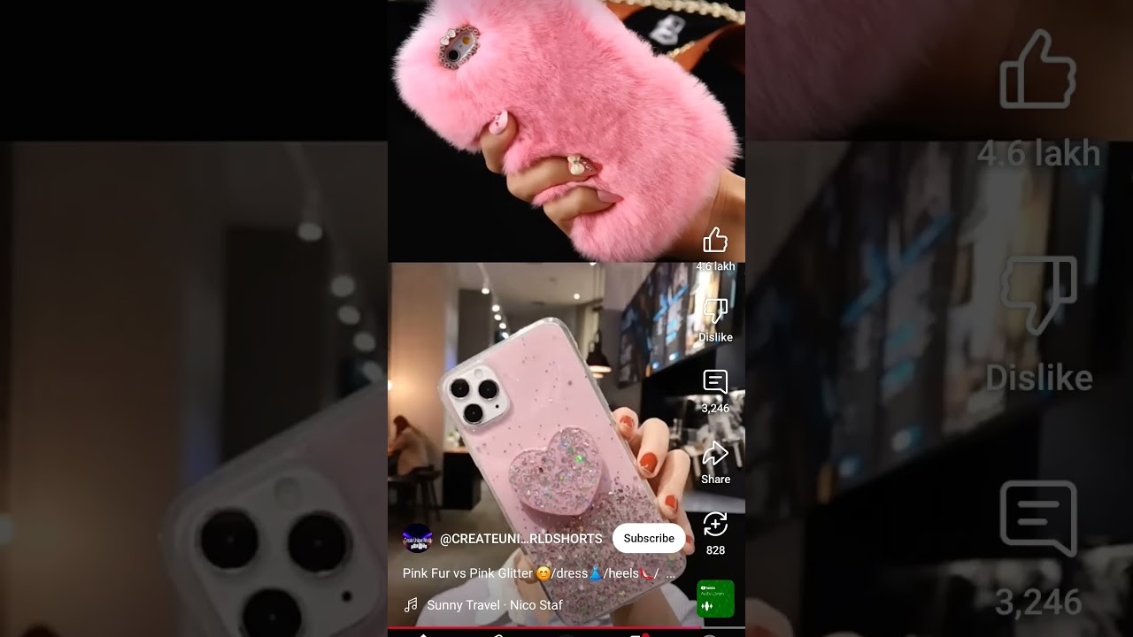 fur pink vs glitter pink ✨️ challenge ✨️ 💖