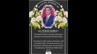 Funeral Service for Late Mohambry Ganas Naiker (Morgan)
