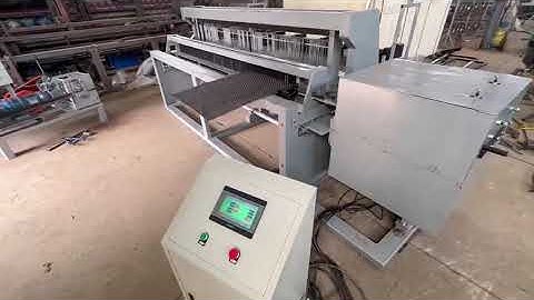 #machine #wiremesh #cnc machine Automatic CNC crimping mesh machine