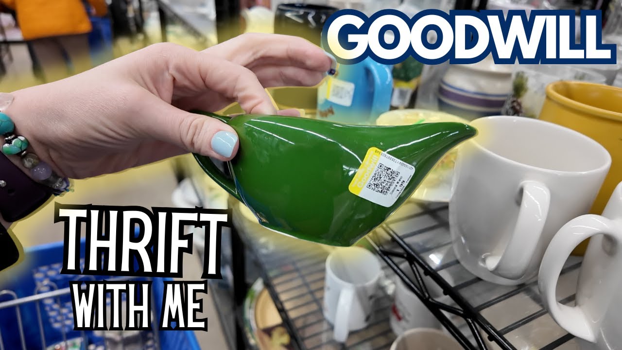 SURPRISE On The Bottom GOODWILL Shelf | Thrift With Me | Niknax ...