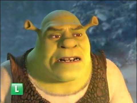 Shrek Fazendo Chamada de Video Pro Burro 