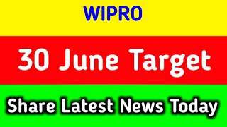 wipro share latest news |\ wipro share news today