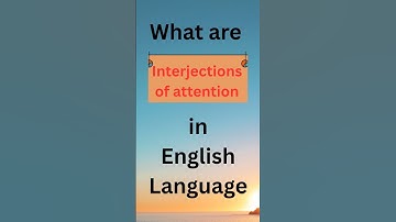 Attention interjections@EnglishwithLucy @LearnEnglishWithTVSeries @Oxfordonlineenglish1