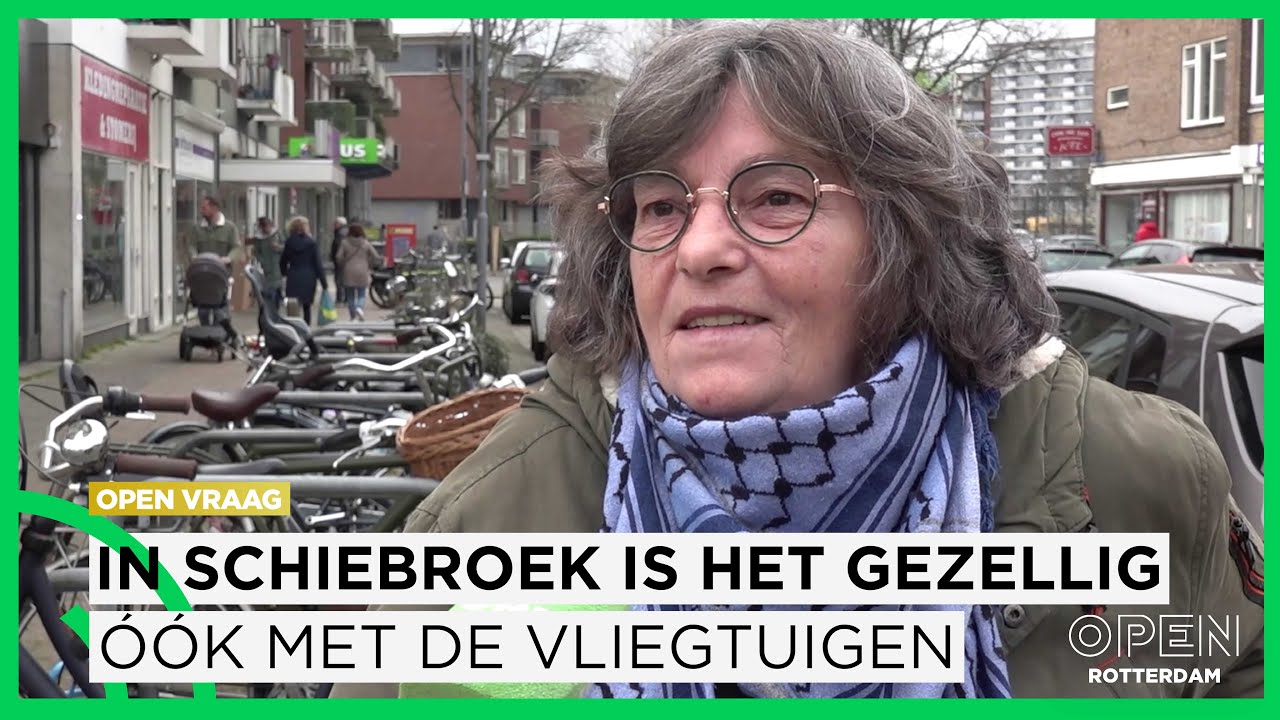 In Schiebroek is het gezellig, voor sommigen zelfs met het geluid van vliegtuigen | OPEN VRAAG
