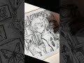 色紙にたくさん描いたよ　#イラスト #作品集 #水の戯れ #メイキング