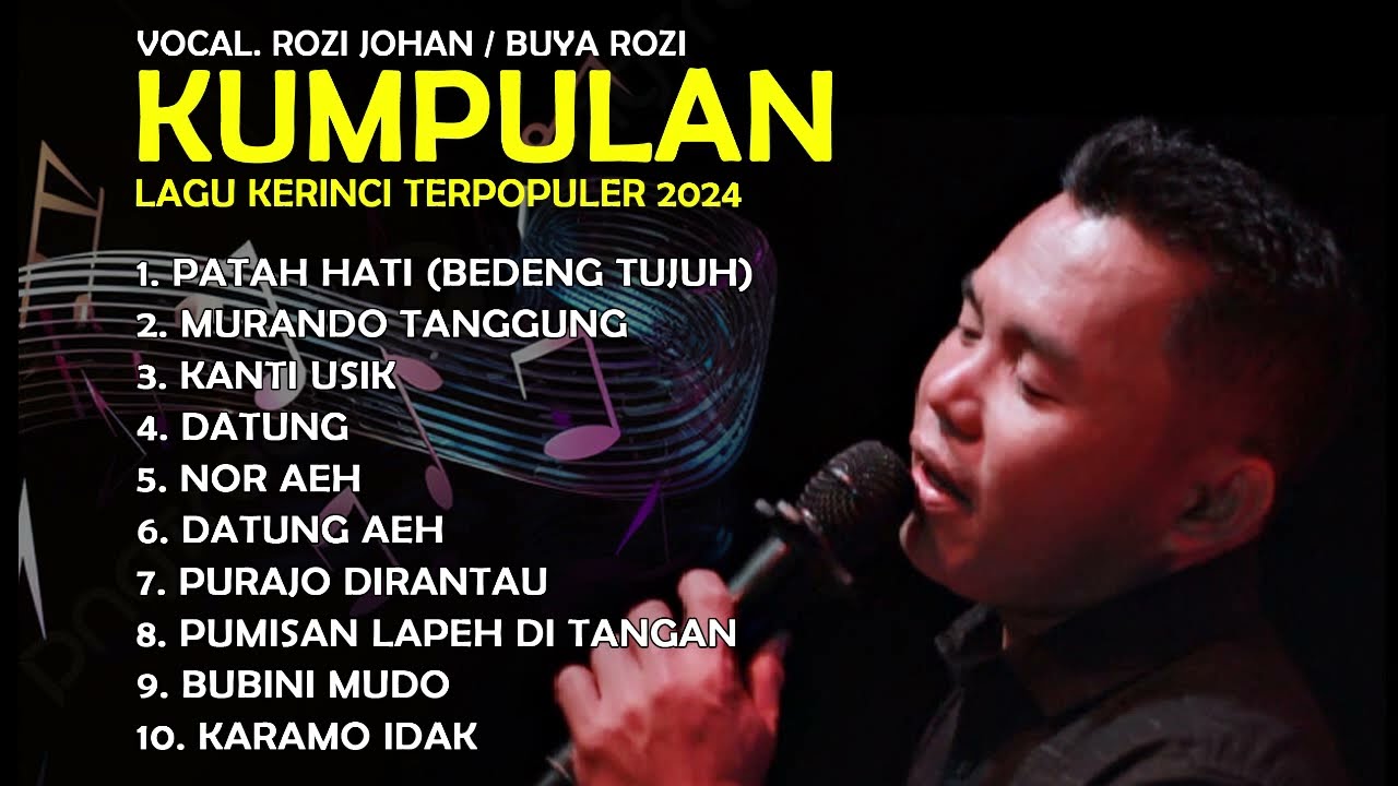 Kumpulan Lagu Kerinci Terpopuler 2024 Nonstop Voc. Rozi Johan