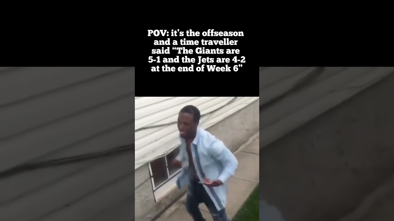 “When one New Jersey football team is good out of the blue, the other shall too” - Master Oogway 🐢