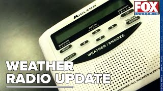 Radio weather across central Illinois down for National Weather Service update