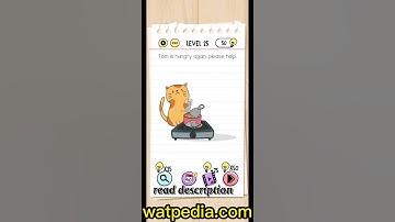 Brain Test Level 25 Tom is hungry again