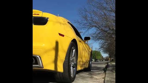 2010 Camaro SS with X-Pipe, Flowmaster 40 Series, and resonator delete
