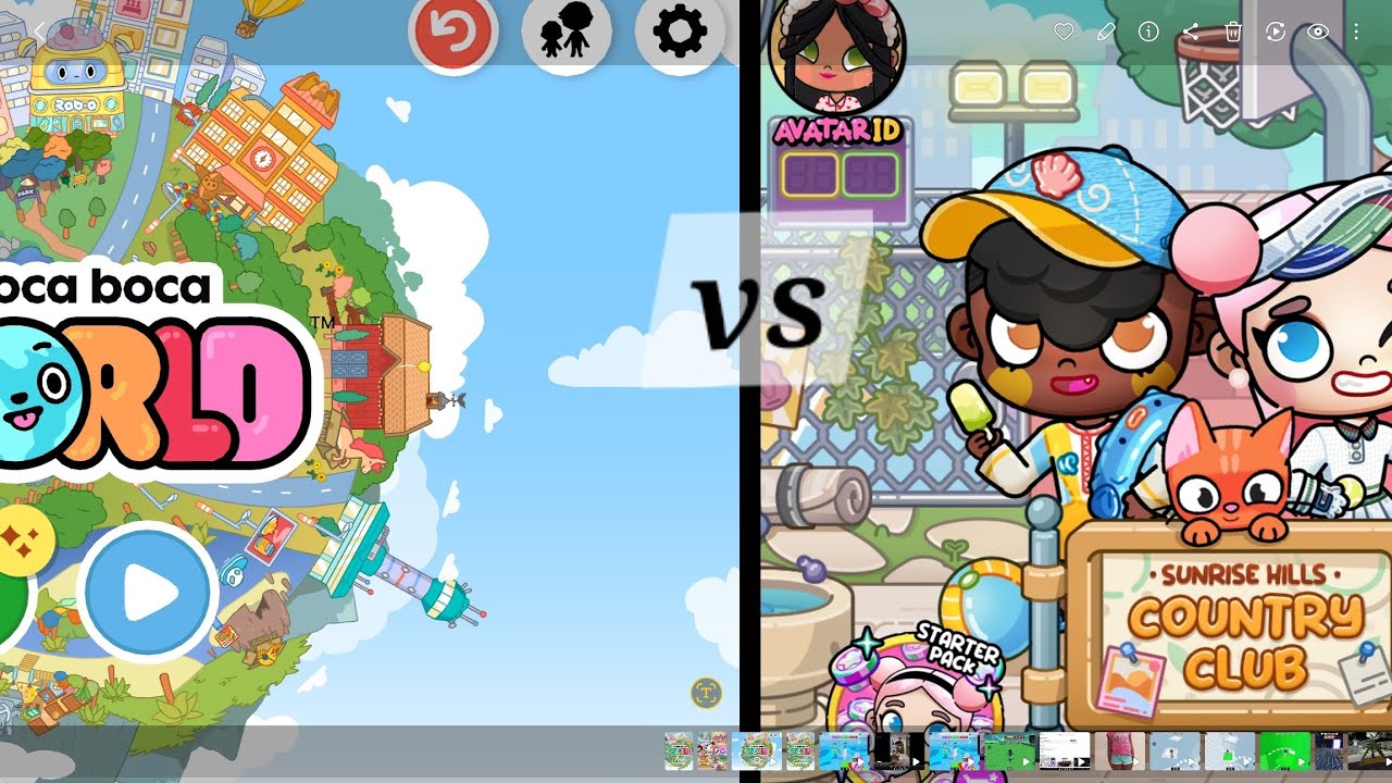 Avatar world vs  toca boca