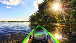 Relaxing Water Sound 💦 oars paddle noise on calm river lake canoe kayak peaceful time screenshot 3