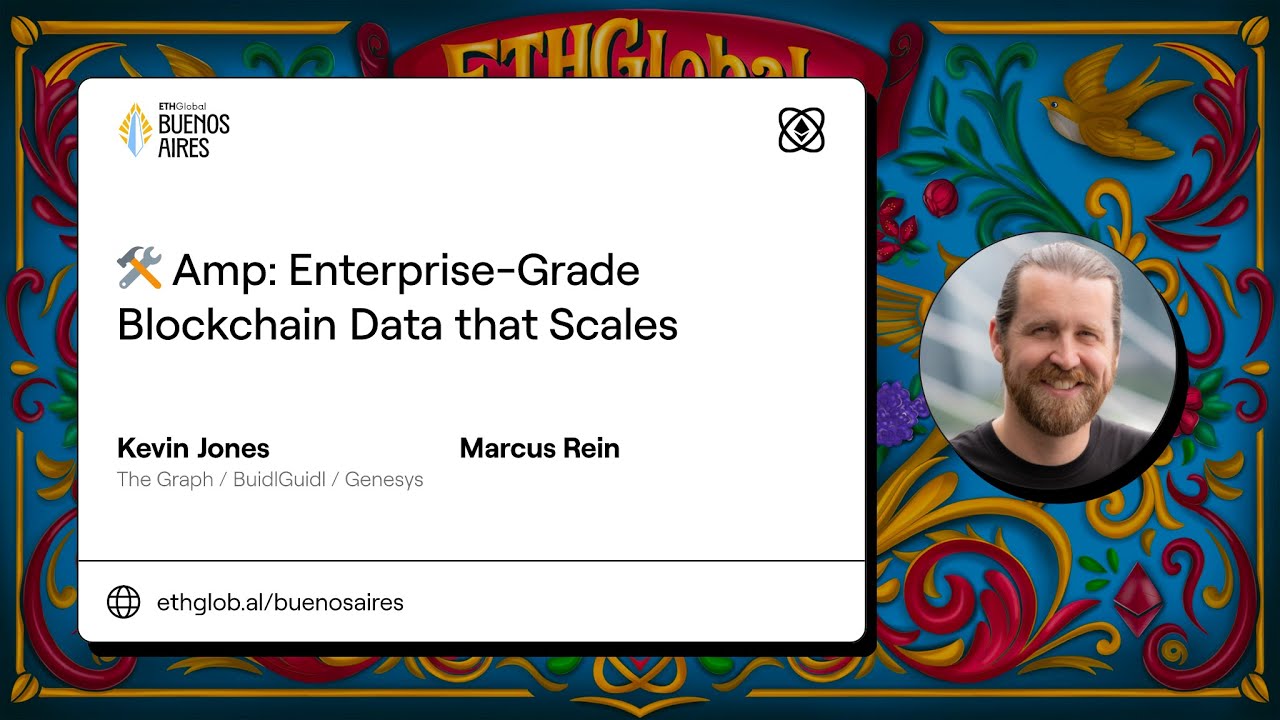 Amp Enterprise Grade Blockchain Data that Scales I Kevin Jones and Marcus  Rein