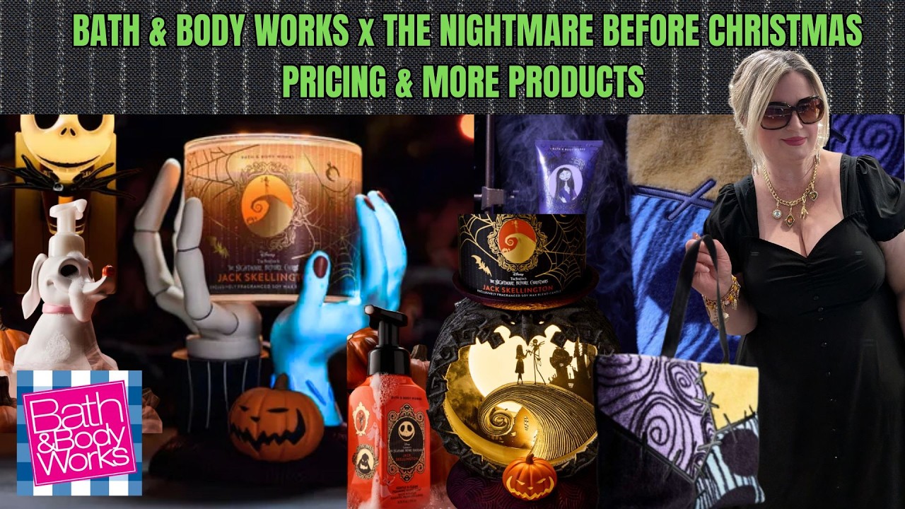TDR 他 NIGHTMARE BEFORE CHRIRTMAS 12個 Bath & Body Works x The Nightmare Before Christmas PRODUCT PRICING