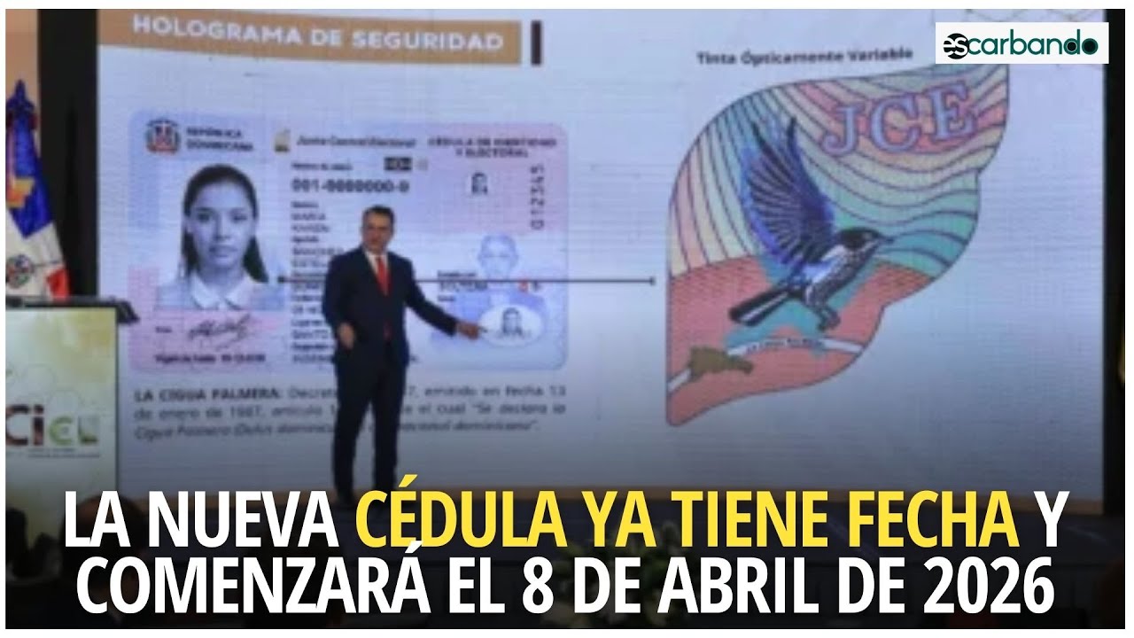 La nueva cédula ya tiene fecha y comenzará el 8 de abril de 2026 - YouTube