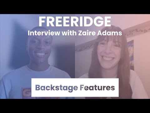 Freeridge Interview with Zaire Adams | Backstage Features with Gracie Lowes