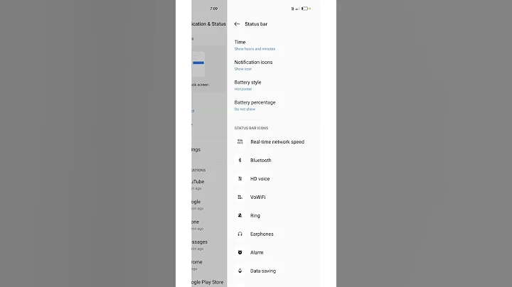 Show battery percentage in Realme devices #shorts