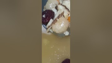 Dong Guai Chicken soup with dried red dates, Longans and Goji Berries