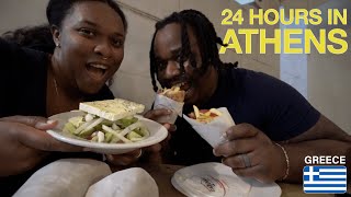 Let's Go to Greece🇬🇷 || Bus and Train from Skopje to Athens & Eating Greek Food