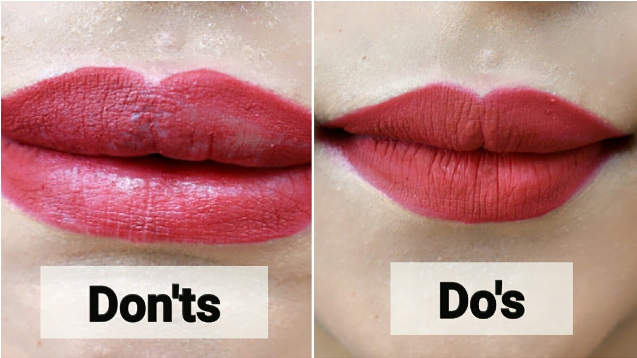 How to apply lipstick for long lasting