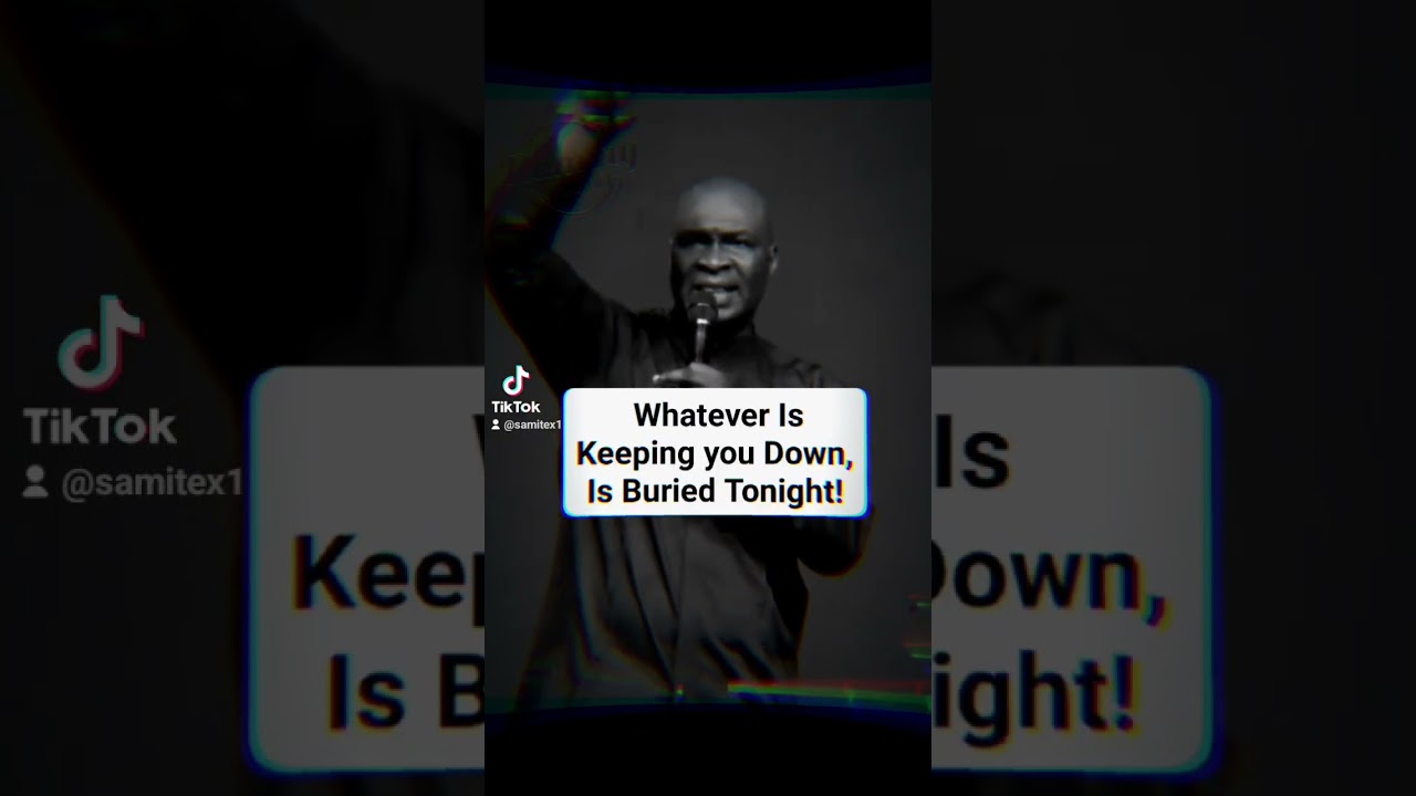 Whatever is keeping you down, is bur!ed Tonight! 