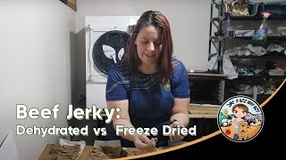 Beef Jerky Dehydrated vs  Freeze Dried