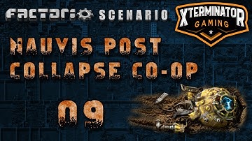 Factorio Nauvis Post Collapse Scenario EP9 - The Search For Oil! : Multiplayer Gameplay