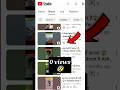 0 Views problem in youtube shorts 😰 #shorts #ytshorts #views