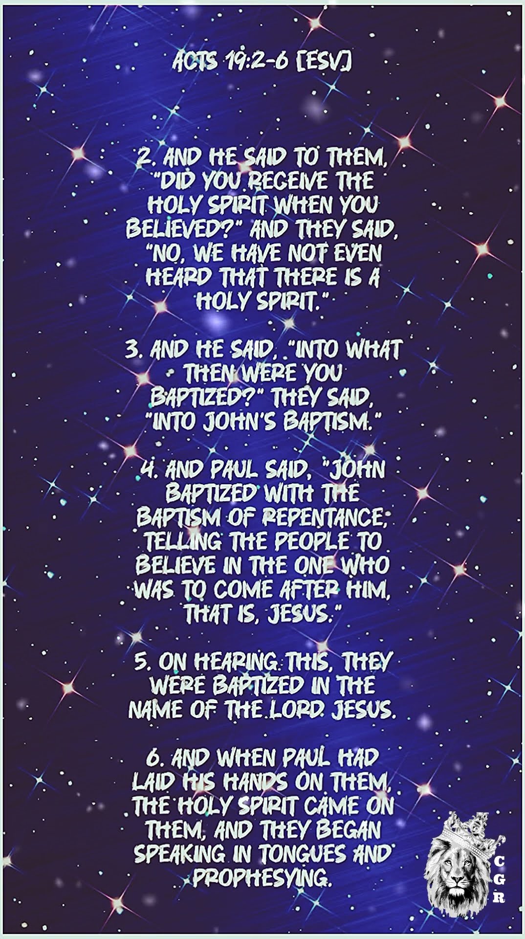 ACTS 19 2 6 ESV DEVISED OCTOBER 24 2024 baptismoftheholyspirit ACTS 19 2 6 ESV DEVISED OCTOBER 24 2024 baptismoftheholyspirit