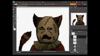 Scarecrow Cat Speedpaint
