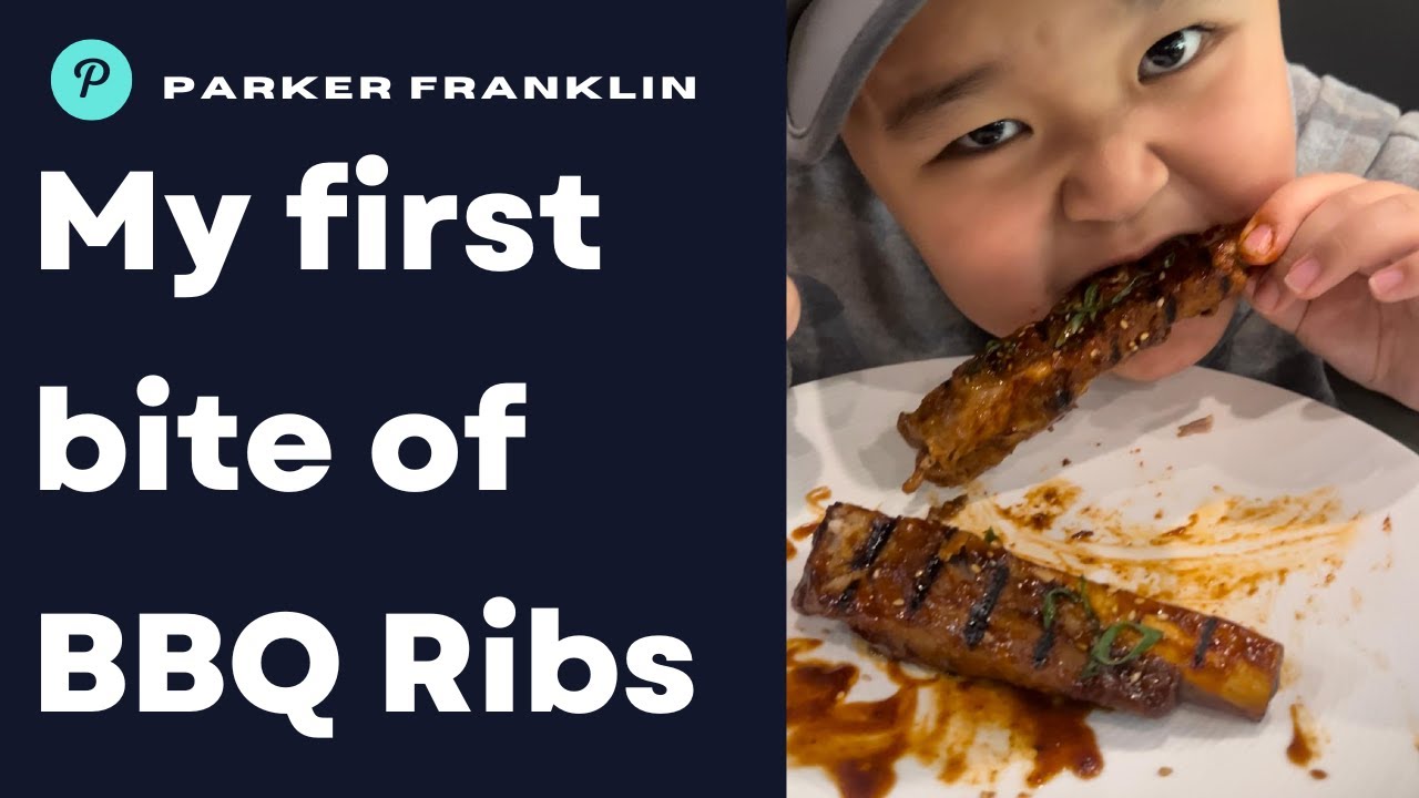 My First Bite of BBQ Ribs - YouTube
