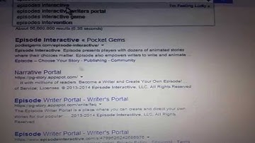 How to make a story on Episode Interactive Part. 1