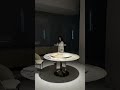 Natural stone dining table #marblediningtable #luxurykitchen #stonedesign #interiordesigner