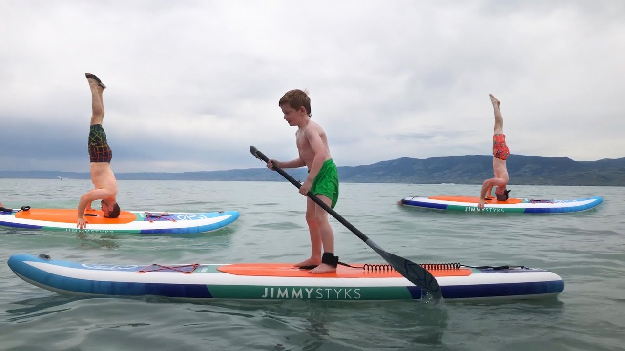 Stand Up Paddle Board Headstands At Bear Lake YouTube