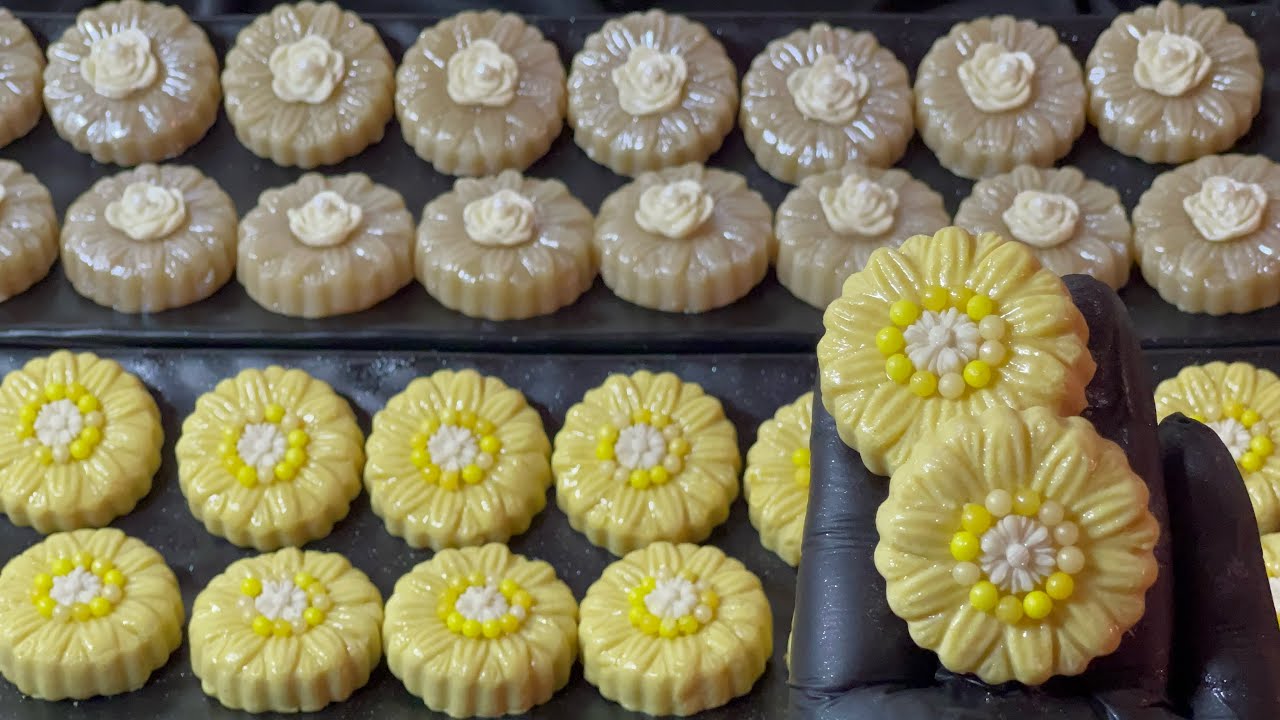 حلويات اللوز بشكل جديد او راقي بمذاق مختلف سهلة او بسيطة