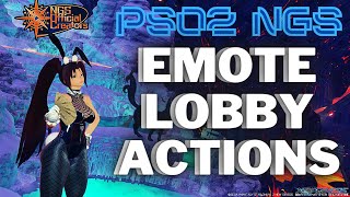 PSO2 NGS 864: Cash Money Emote Lobby Action 864「札束」