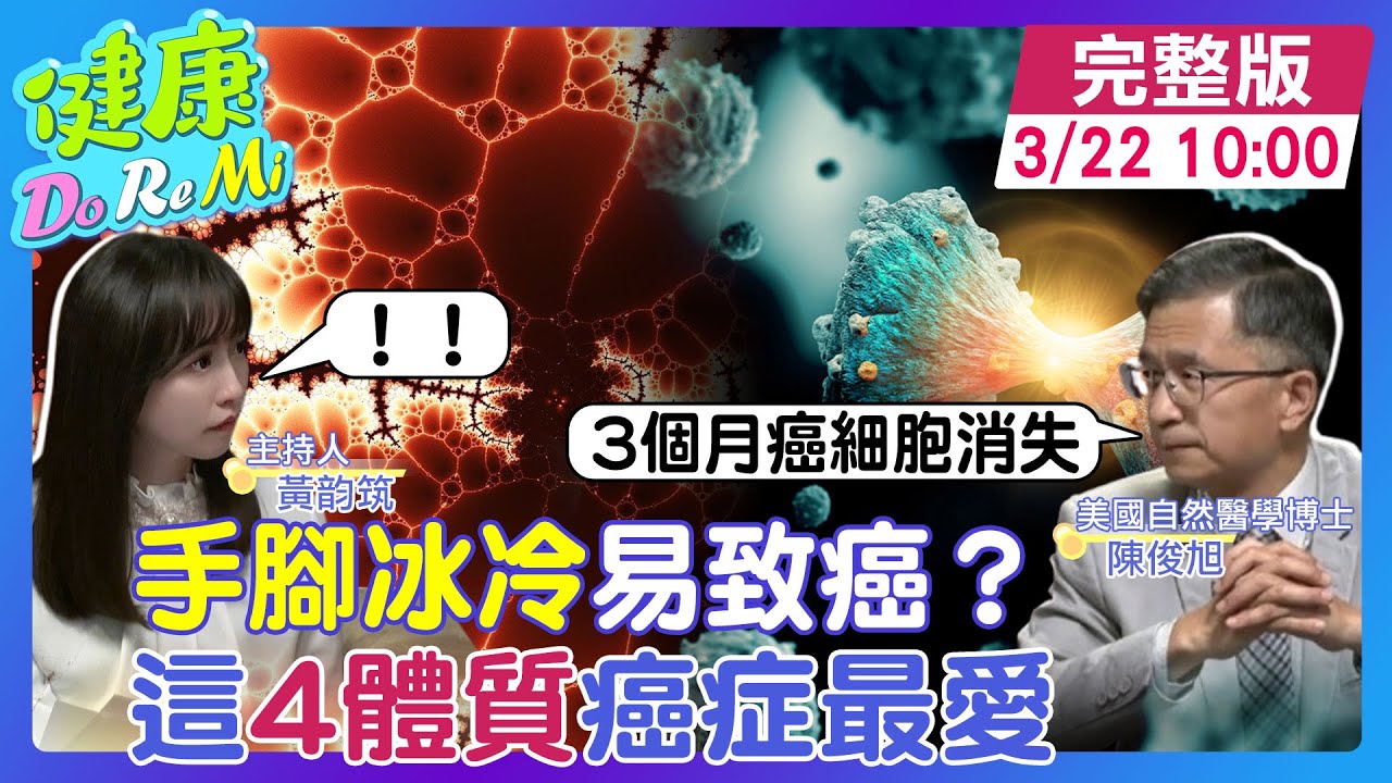 每天必長”癌細胞” “4體質”最危險！ 快修復粒線體 #健康DoReMi ‪@中天電視CtiTv ‪@健康我加1CtiHealthyme