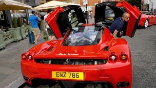 Don't see this everyday! $3million, 660 horsepower ferrari enzo on the
road in london!